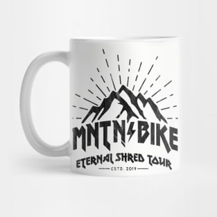 mountain bike mtb gift cycling cyclist heavy metal Mug